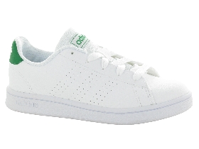 Chaussures du Chateau Adidas sneakers advantage k b e21 30 38 blanc vert garcon