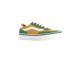 VANS YT BROOKLYN LS BLOCKED MULTI 30 35 Matières combinéesJaune-Vert 