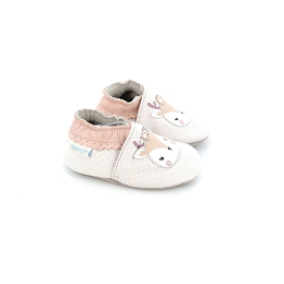Chaussures du Château  Geox sandale geolik b151qd 18 26 blanc rose bebe  fille
